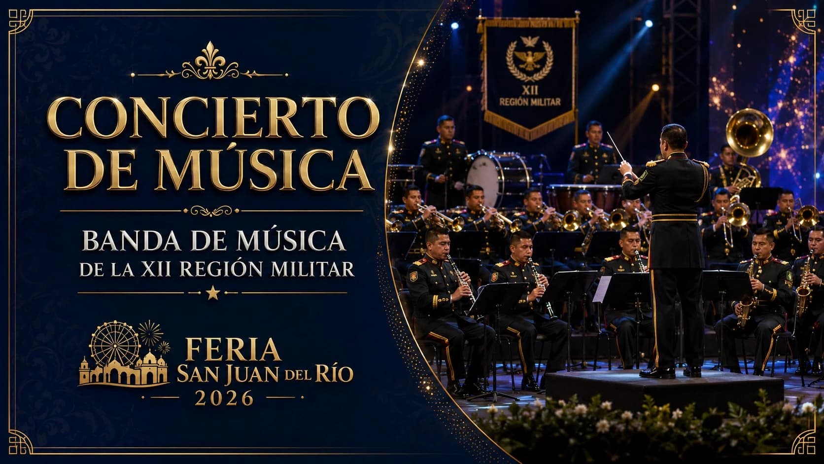 Concierto de música con la Banda de Musica de la XII Region Militar