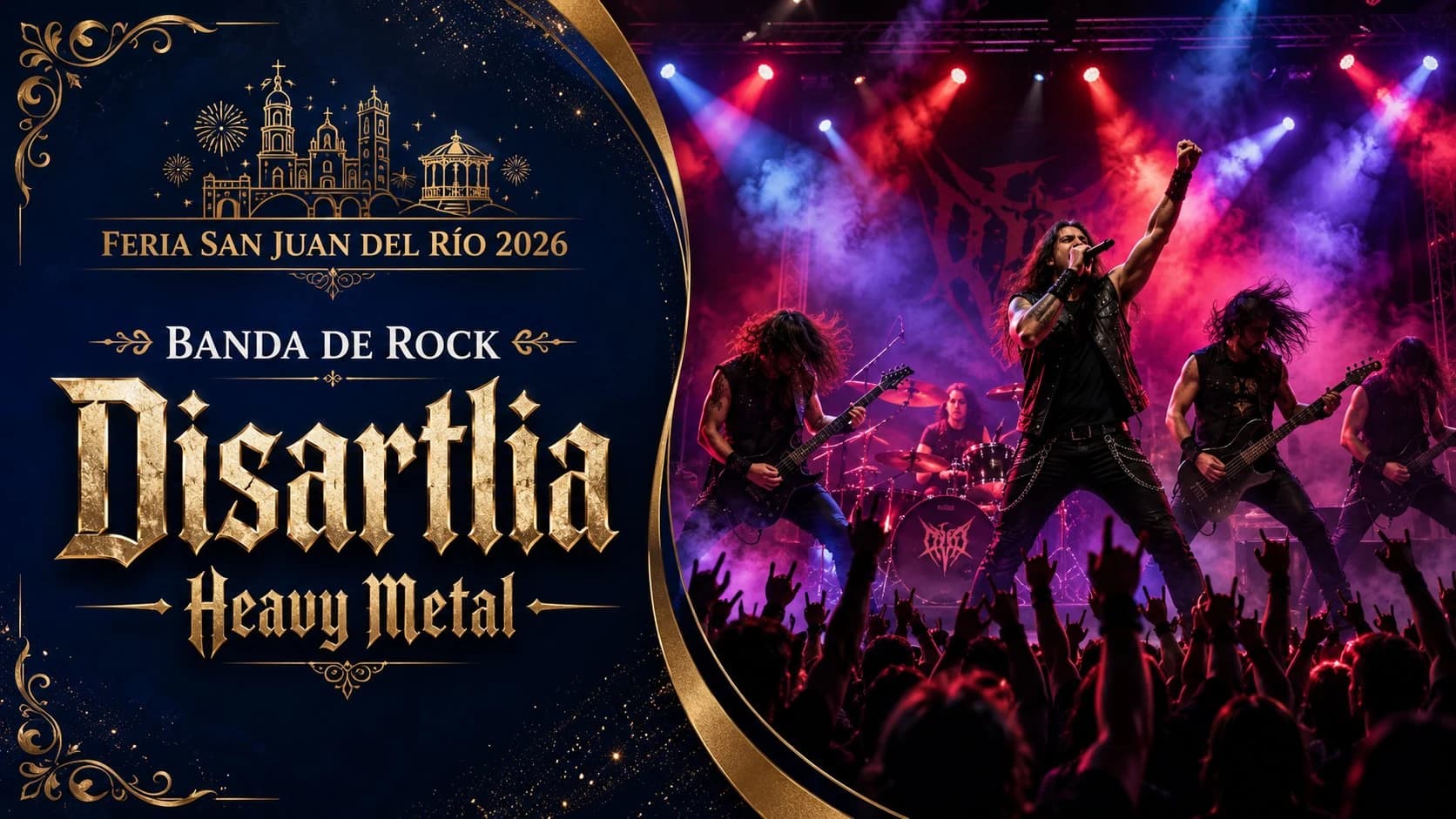 Banda de Rock 'Disartlia Heavy Metal'