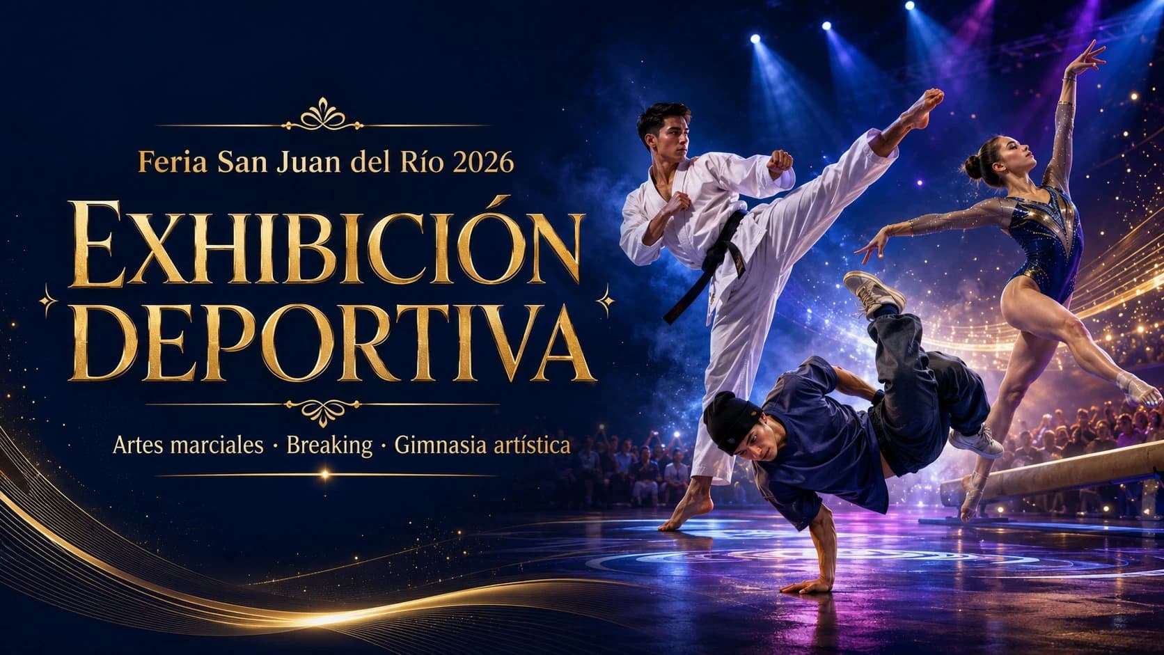 Exhibición Deportiva (Artes marciales, Breaking, Gimnacia artística)